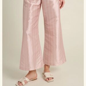 NWT Nicole blush pink stripe pant La Maregold (sold out)